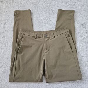 Lululemon | Commission Pant Slim LM5AFFT Brown Tan Mens 38, 37 x 36